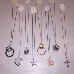 Lot of 8 brand new with tags Fashion Necklaces